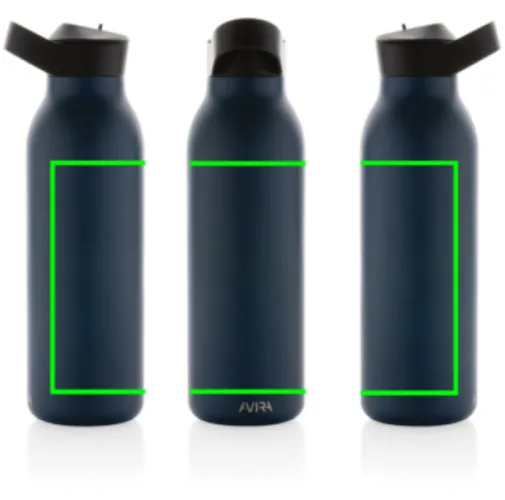 Botella de agua Avira Ara RCS con tapa acero 500ML