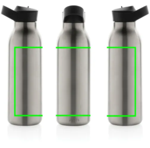 Botella de agua Avira Ara RCS con tapa acero 500ML