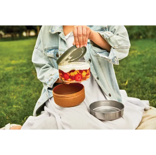 marron Bowl de vidrio Black+Blum 750ml