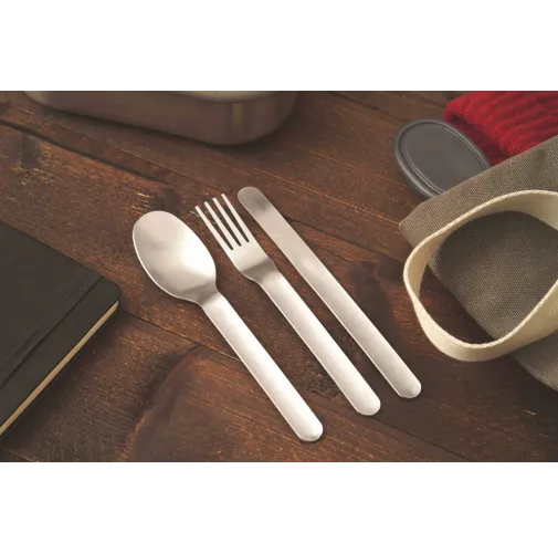 Set de cubiertos negro+Blum