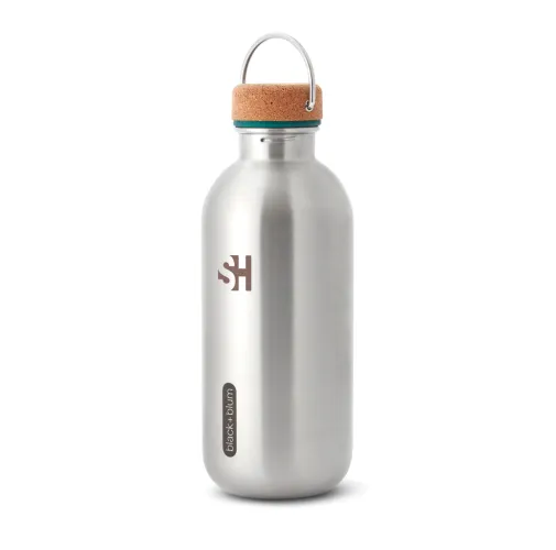 Botella de agua de acero Black+Blum 600ml
