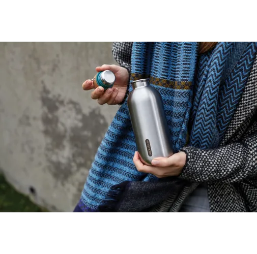 Botella de agua de acero Black+Blum 600ml