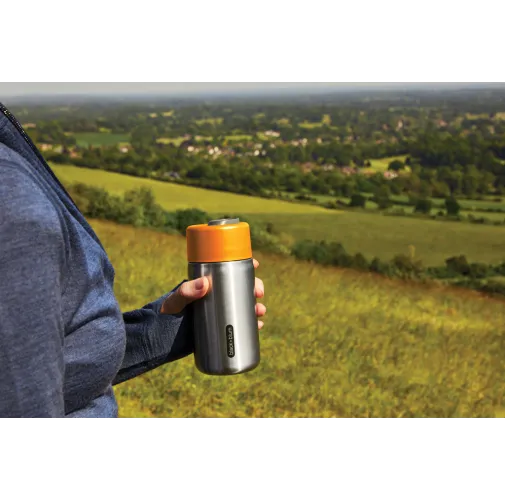 naranja Taza aislada antigoteo acero inoxidable Black + Blum