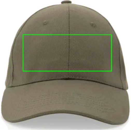 Gorra Impact 6 paneles 280gr de algodón reciclado