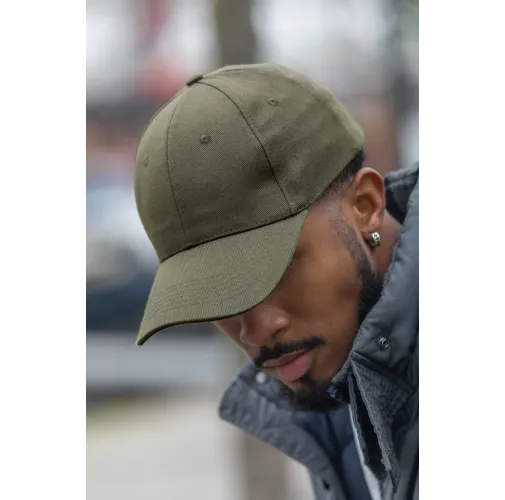 Gorra Impact 6 paneles 280gr de algodón reciclado