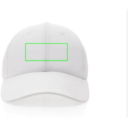 blanco Gorra Impact de algodón reciclado con trazador AWARE™