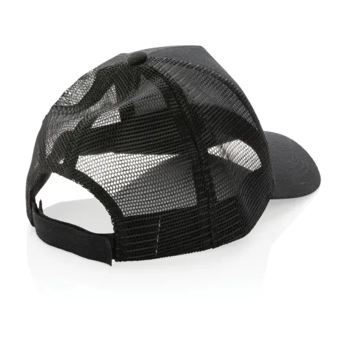 negro Gorra 5 paneles de algodón cepillado 190 gr Impact AWARE ™