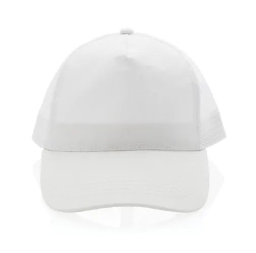 blanco Gorra 5 paneles de algodón cepillado 190 gr Impact AWARE ™