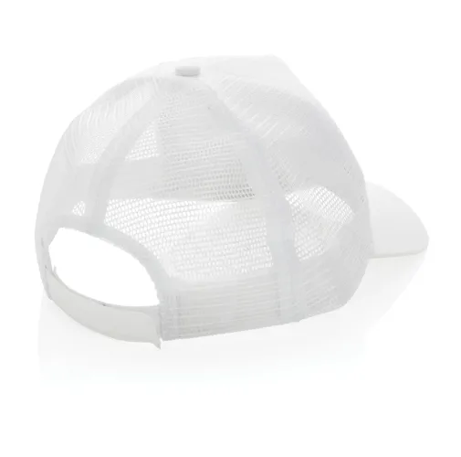 blanco Gorra 5 paneles de algodón cepillado 190 gr Impact AWARE ™