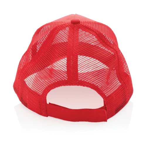 rojo Gorra 5 paneles de algodón cepillado 190 gr Impact AWARE ™