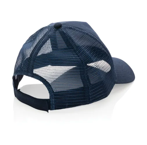 azul marino Gorra 5 paneles de algodón cepillado 190 gr Impact AWARE ™
