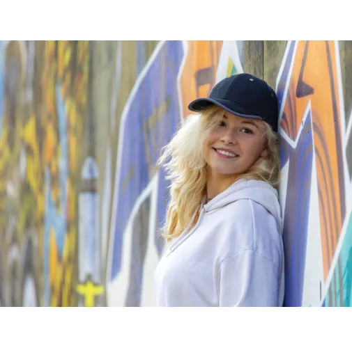 Gorra de 6 paneles de algodón cepillado 280gr Impact AWARE ™