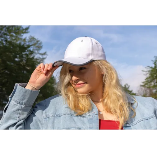 Gorra de 6 paneles de algodón cepillado 280gr Impact AWARE ™