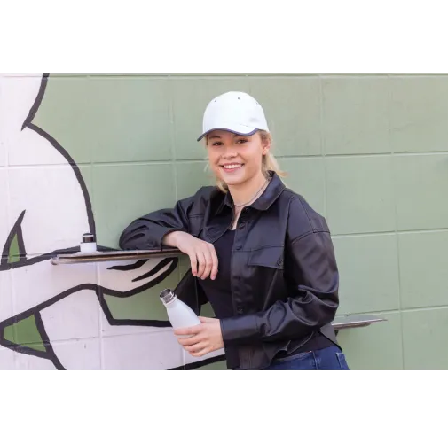 Gorra de 6 paneles de algodón cepillado 280gr Impact AWARE ™