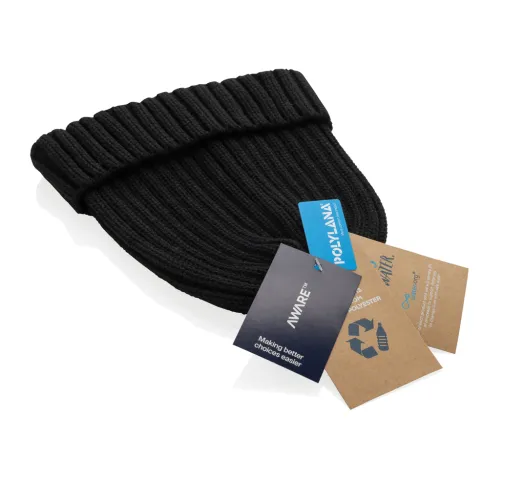 negro Gorro Kennedi AWARE™ Polylana® con canalé grande