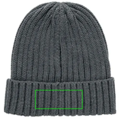 antracita Gorro Kennedi AWARE™ Polylana® con canalé grande