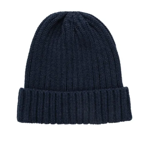 azul marino Gorro Kennedi AWARE™ Polylana® con canalé grande