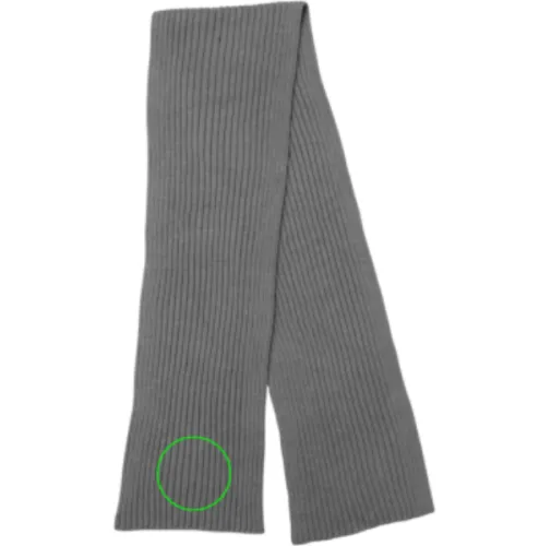 gris Bufanda de punto Impact AWARE™ Polylana® 180x25cm