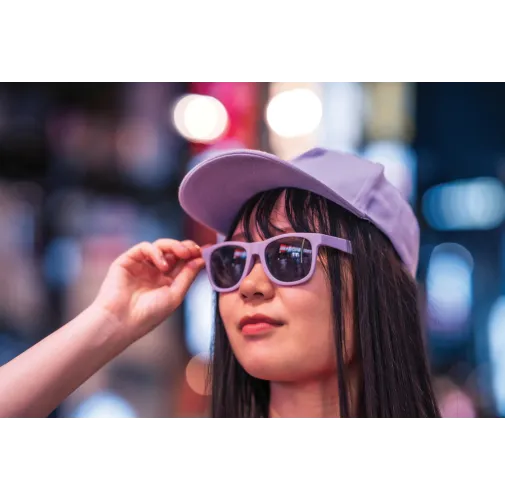 Gorra de algodón reciclado Impact 280gr con trazador AWARE™