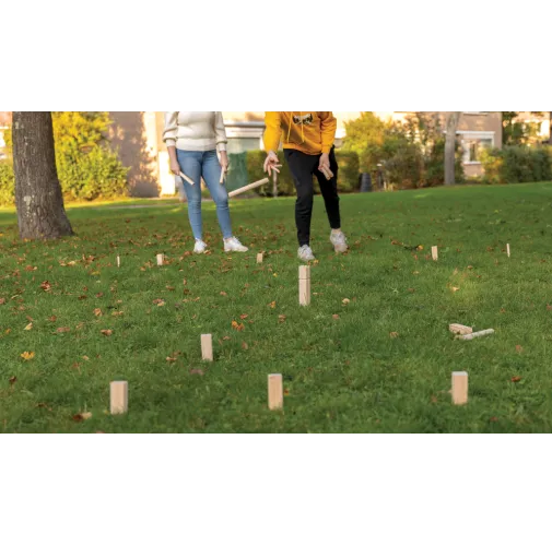 Juego kubb de madera