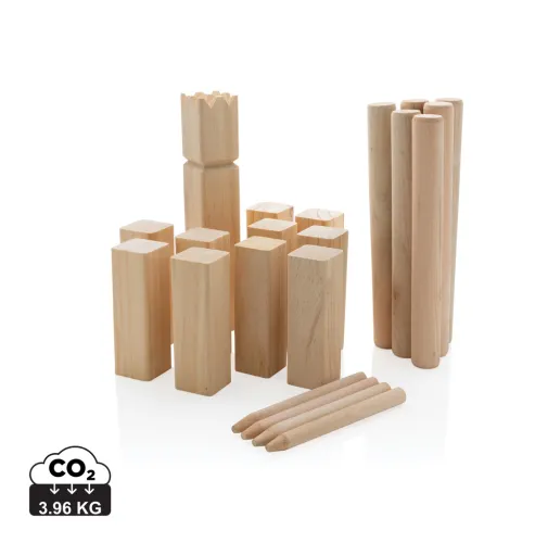Juego kubb de madera