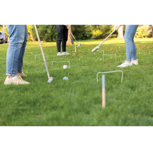 Juego croquet de madera