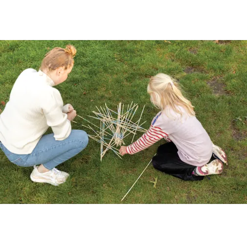 marron Set mikado gigante de bambú