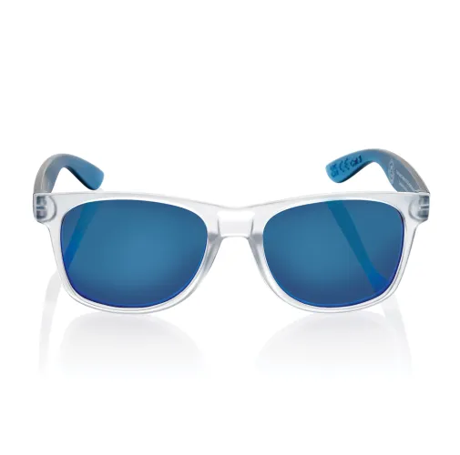 Gafas de sol con lentes de espejo de PC reciclado Gleam RCS