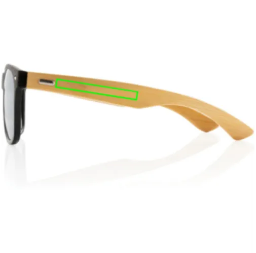 Gafas de sol de plástico reciclado bambú y RCS