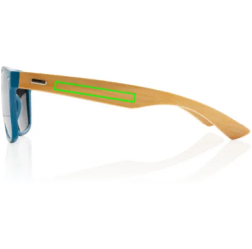 Gafas de sol de plástico reciclado bambú y RCS
