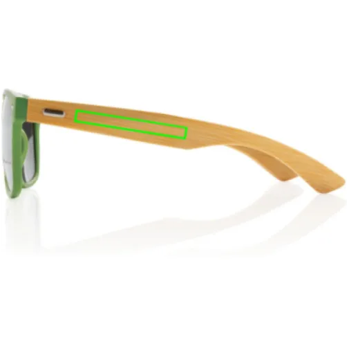 Gafas de sol de plástico reciclado bambú y RCS