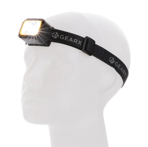 Linterna frontal Gear X RCS rPlastic de alta resistencia