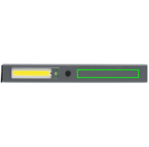 Luz de inspección recargable por USB de plástico Gear X RCS