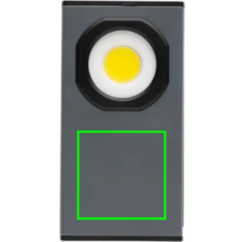 Luz de trabajo de bolsillo USB de plástico reciclado Gear X