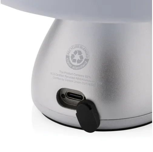 Lámpara mesa Luming recargable USB reciclado RCS