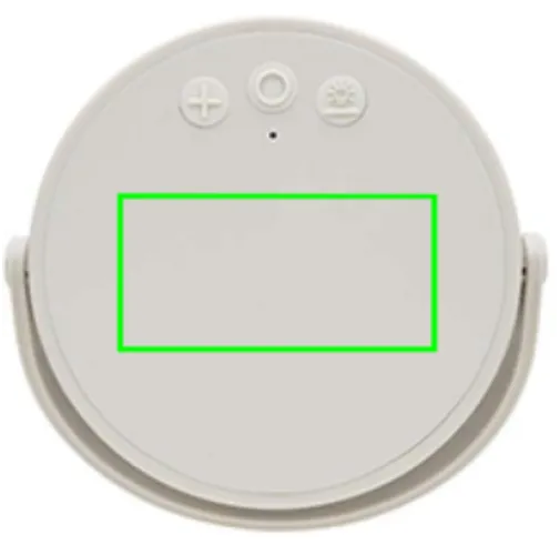 Lámpara de mesa Aurora recargable USB plástico reciclado RCS