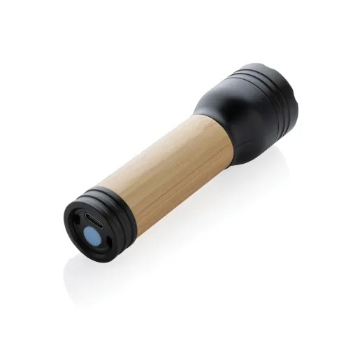 Linterna Lucid bambú y plástico reciclado certificación RCS