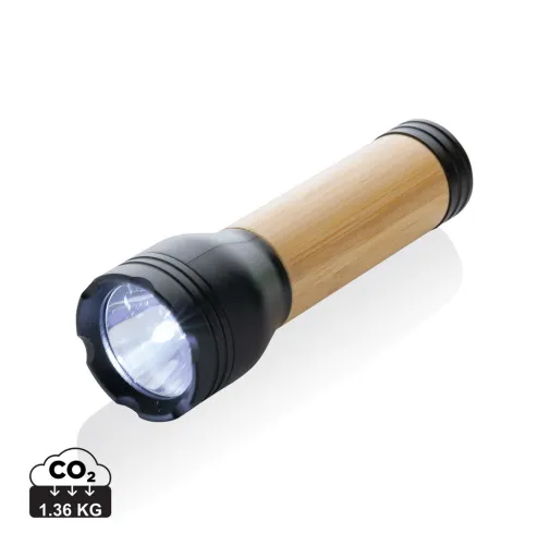 LINTERNA LUCID 3W RCS RECICLADO Y BAMBÚ CERTIFICADO RCS