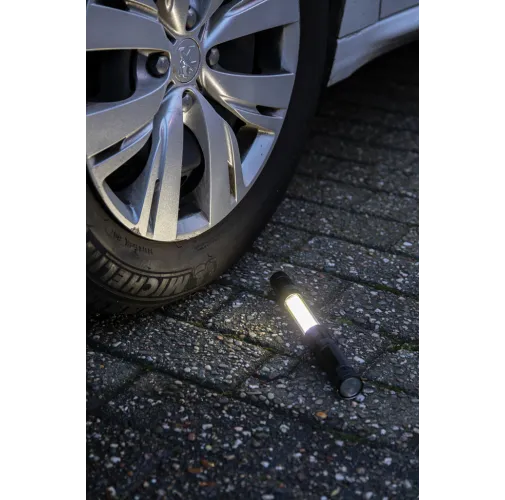 negro Gran luz telescópica con COB