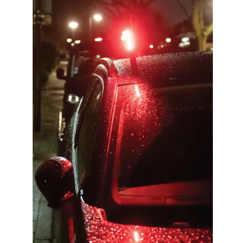 negro Gran luz telescópica con COB