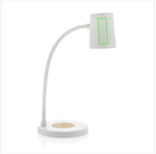 Lámpara escritorio inalámbrica Zenara15W reciclado RCS