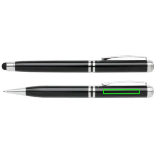 negro, plata Set de bolígrafos ejecutivo Swiss Peak