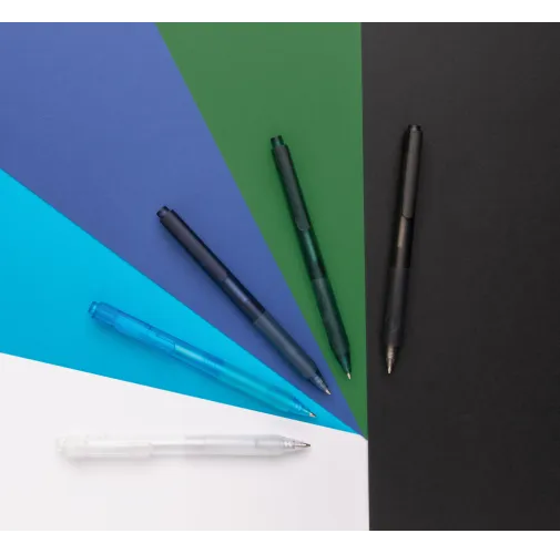 Bolígrafo mate X9 con empuñadura de silicona