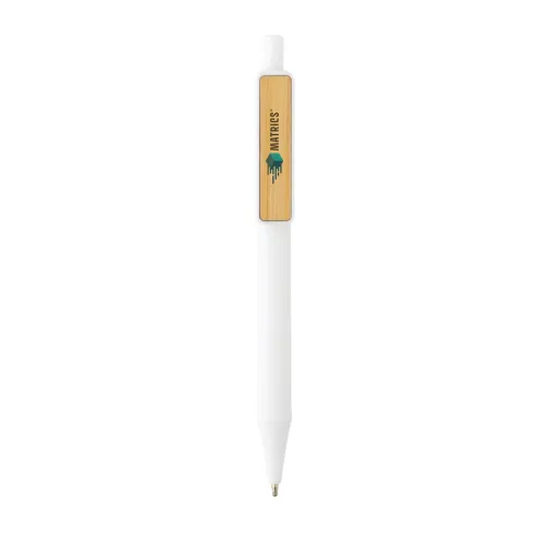 Bolígrafo GRS RABS con clip de bambú