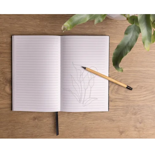 Lápiz infinito de bambú con goma de borrar