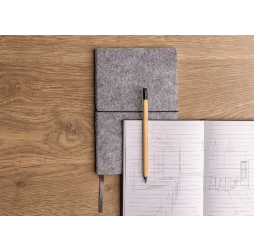 Lápiz infinito de bambú con goma de borrar