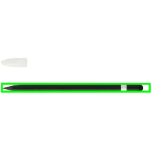 negro Bolígrafo sin tinta de aluminio con goma