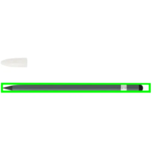 gris Bolígrafo sin tinta de aluminio con goma