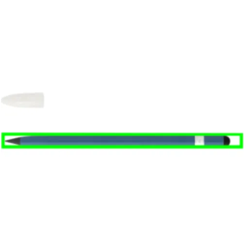 azul Bolígrafo sin tinta de aluminio con goma