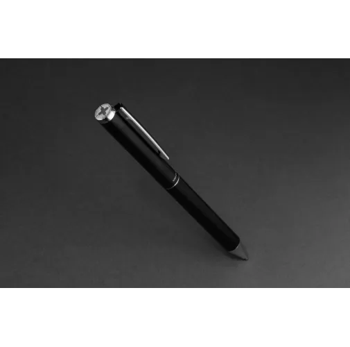 negro Bolígrafo Cedar RCS de aluminio reciclado Swiss Peak